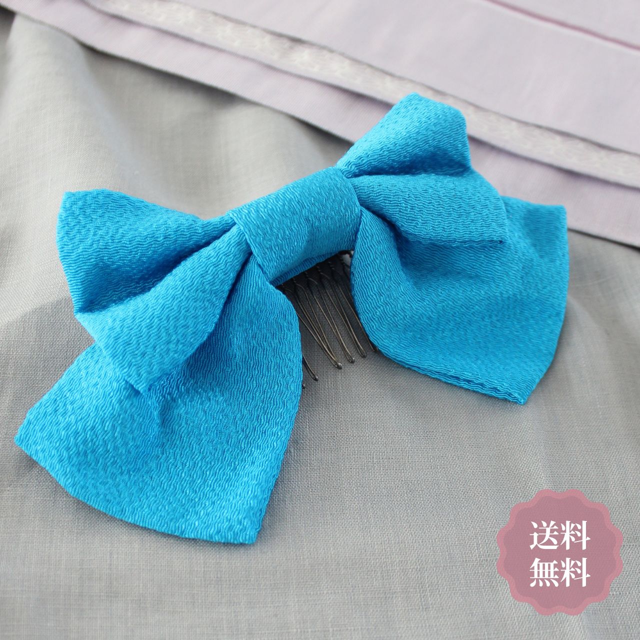 霜華【しもばな】つまみ細工の髪飾り 霜華【しもばな】つまみ細工の髪