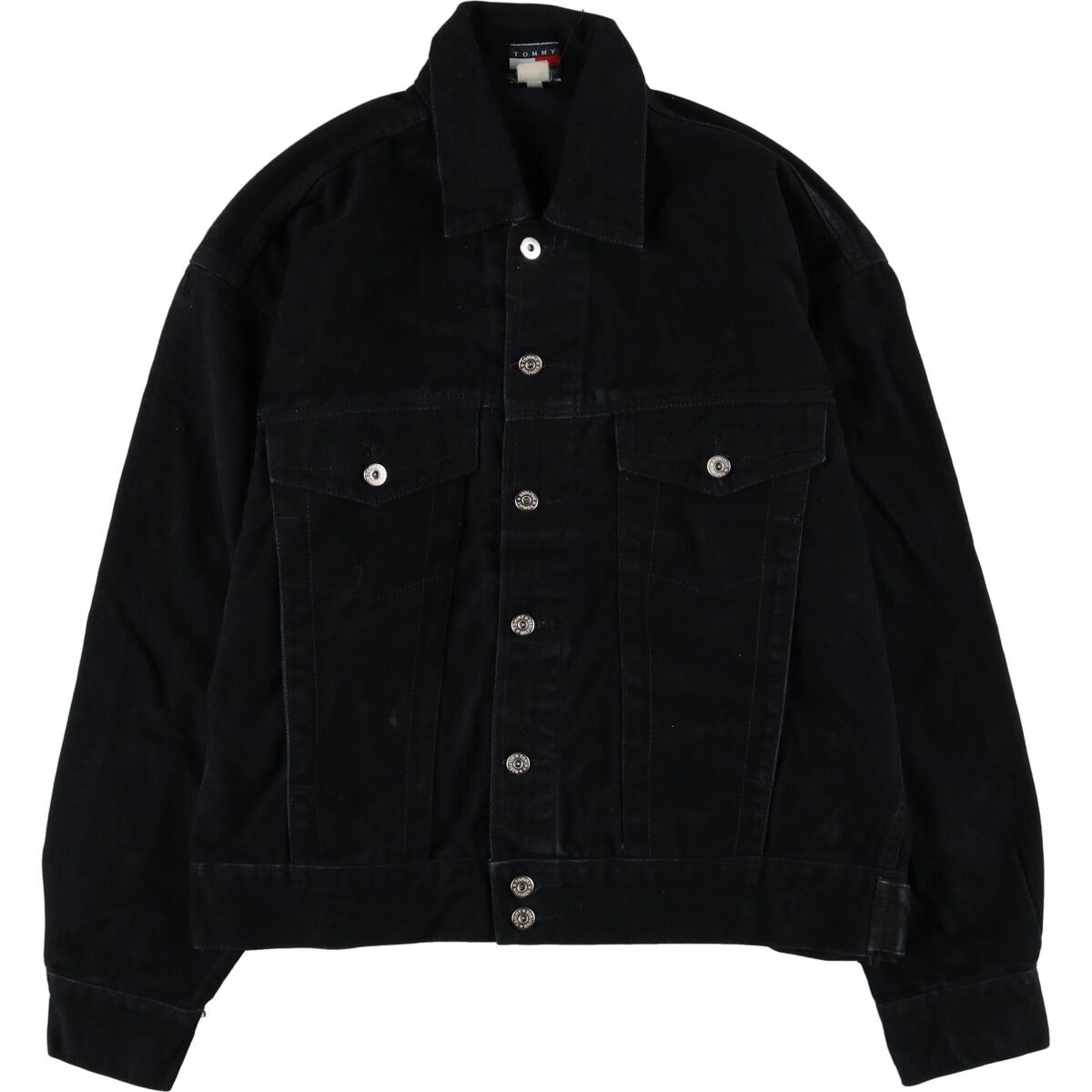 古着 90年代 トミーヒルフィガー TOMMY HILFIGER ブラック デニム 