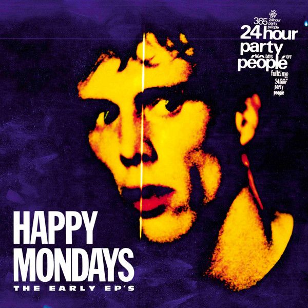 英4discs LP Happy Mondays Early EPs Orange Yellow Blue Green Vinyl LMS5521302 LONDON 01000