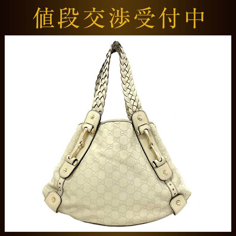 GUCCI グッチ⭐️ハンドバッグ ベージュホワイト アイボリー
