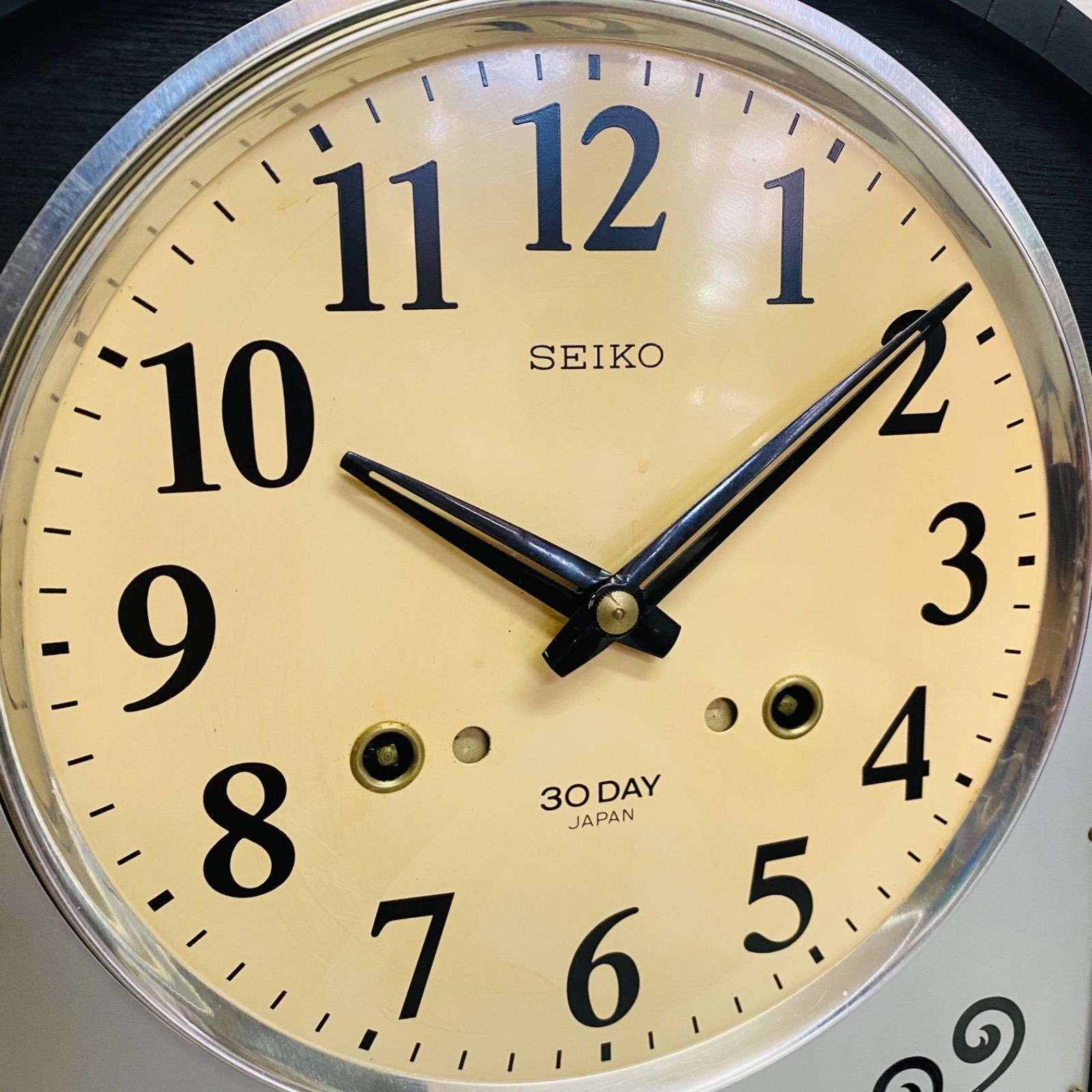 SEIKO 30日巻 ゼンマイ時計 古時計 機械時計 4PC754 72-6