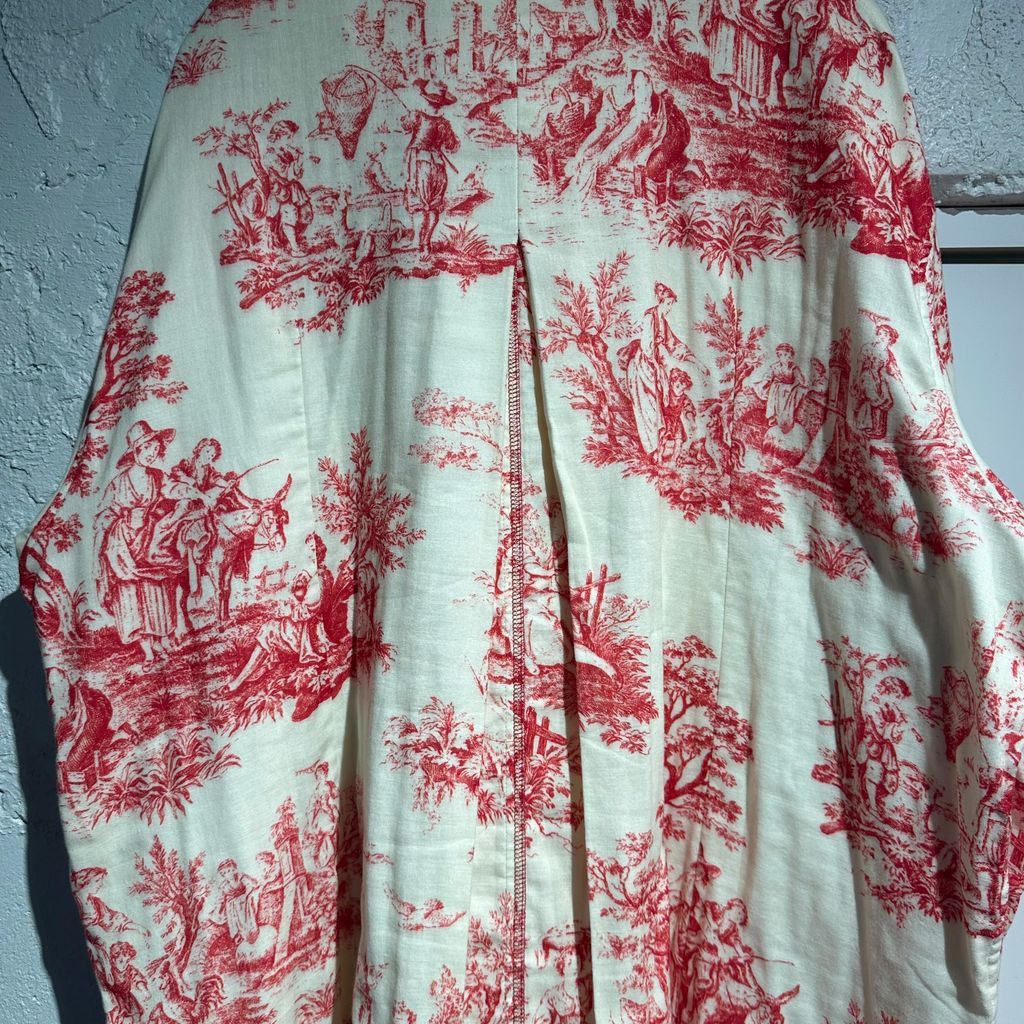 シンヤコズカ 22 AW BASHFUL HIM 総柄シャツ ホワイト レッド size M 表参道A 09 その他 長袖シャツ シャツ