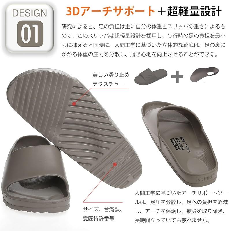 専用ページ 新品】 [Verou0026Nique] サンダル スリッパ 台湾製 アーチサポーター