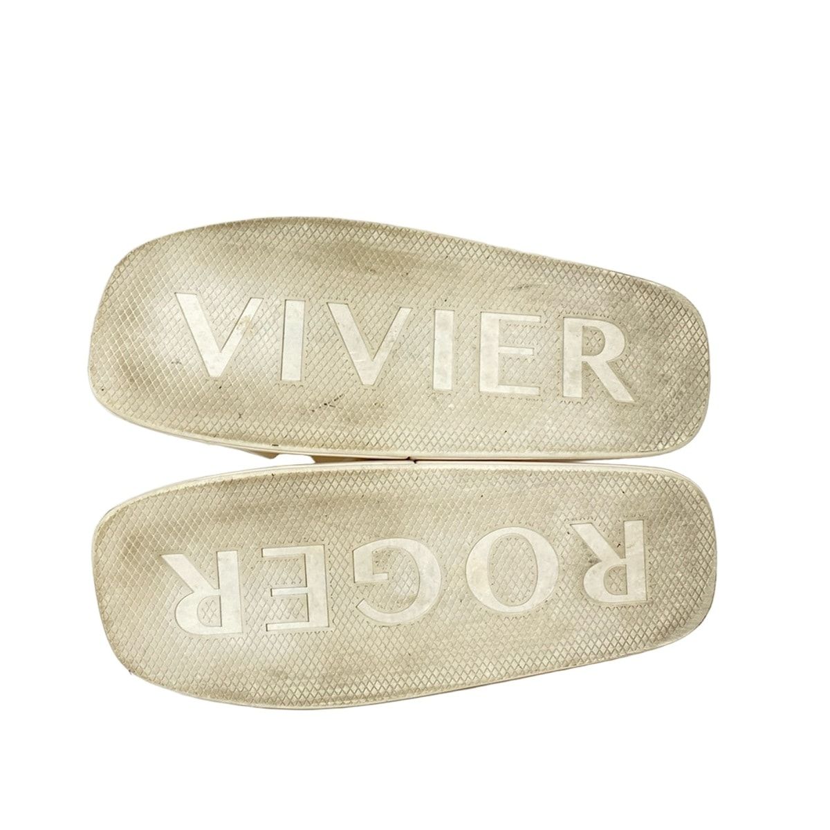 ロジェヴィヴィエ ミュール 39 レディース ヴィヴィエ スライド ストラス バックル ミュール RVW60930750BSSC019 アイボリー ビジュー KIN-KAAI_COM