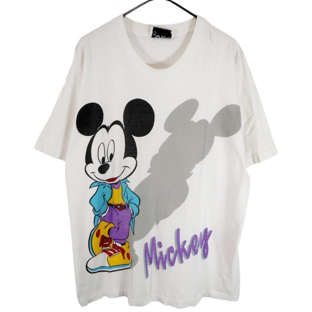 Disney ディズニー ミッキーマウス 半袖Ｔシャツ シングルステッチ