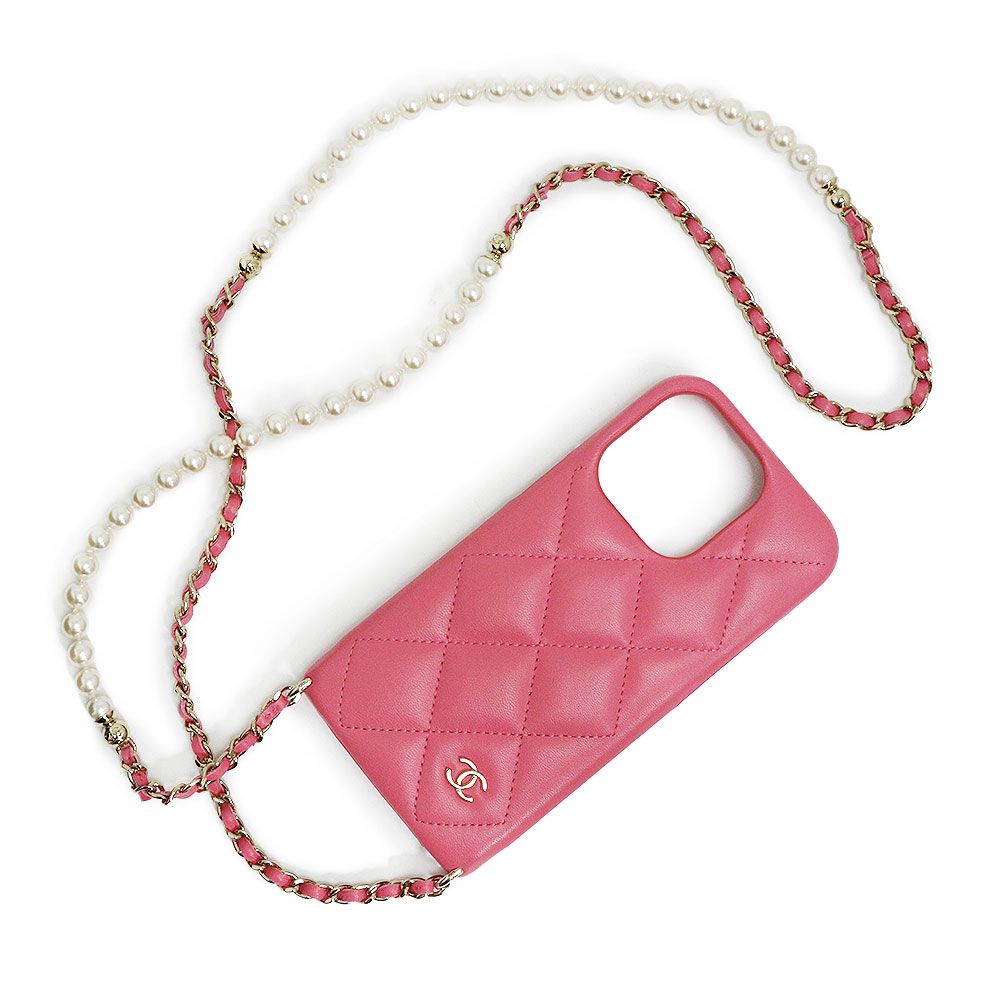 【稀少】CHANELシャネルiPhoneケース　真珠 稀少CHANELシャネルiPhoneケース 真珠 稀少CHANELシャネルiPhone