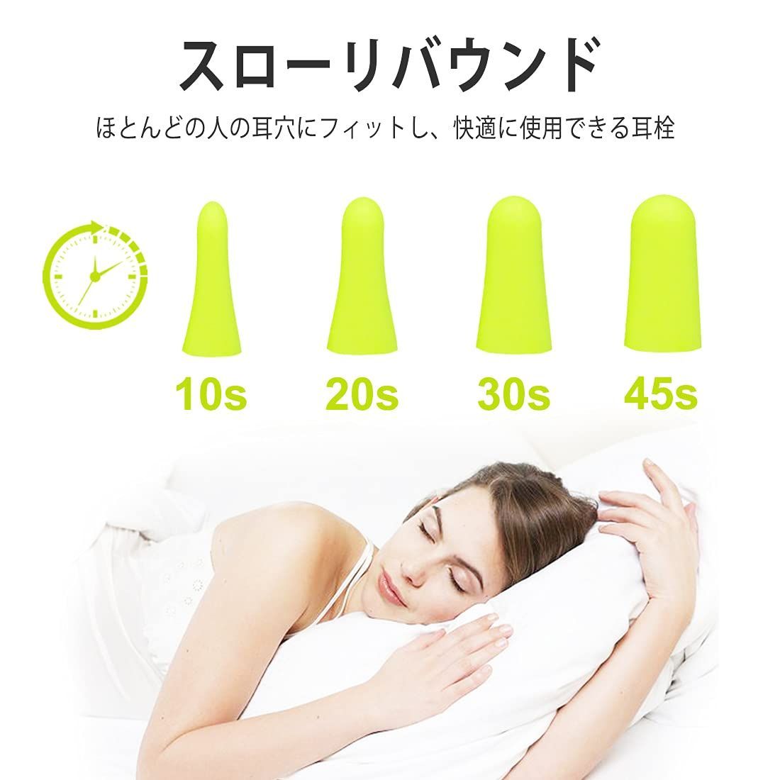 商品 勉強 睡眠 工事現場Lysian コード無し イヤープラグ 騒音対策 ソフトフォーム耳栓60ペア