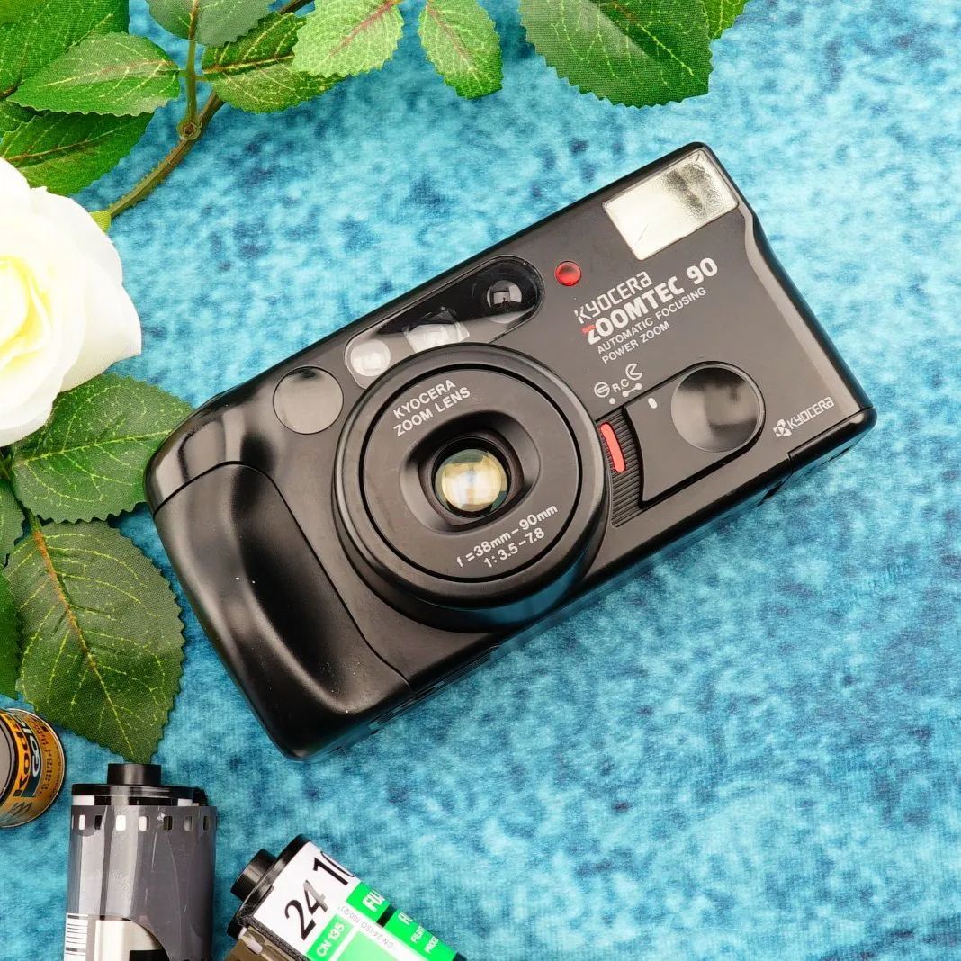 動作品 KYOCERA ZOOMTEC 90 フィルムカメラ - フィルムカメラ