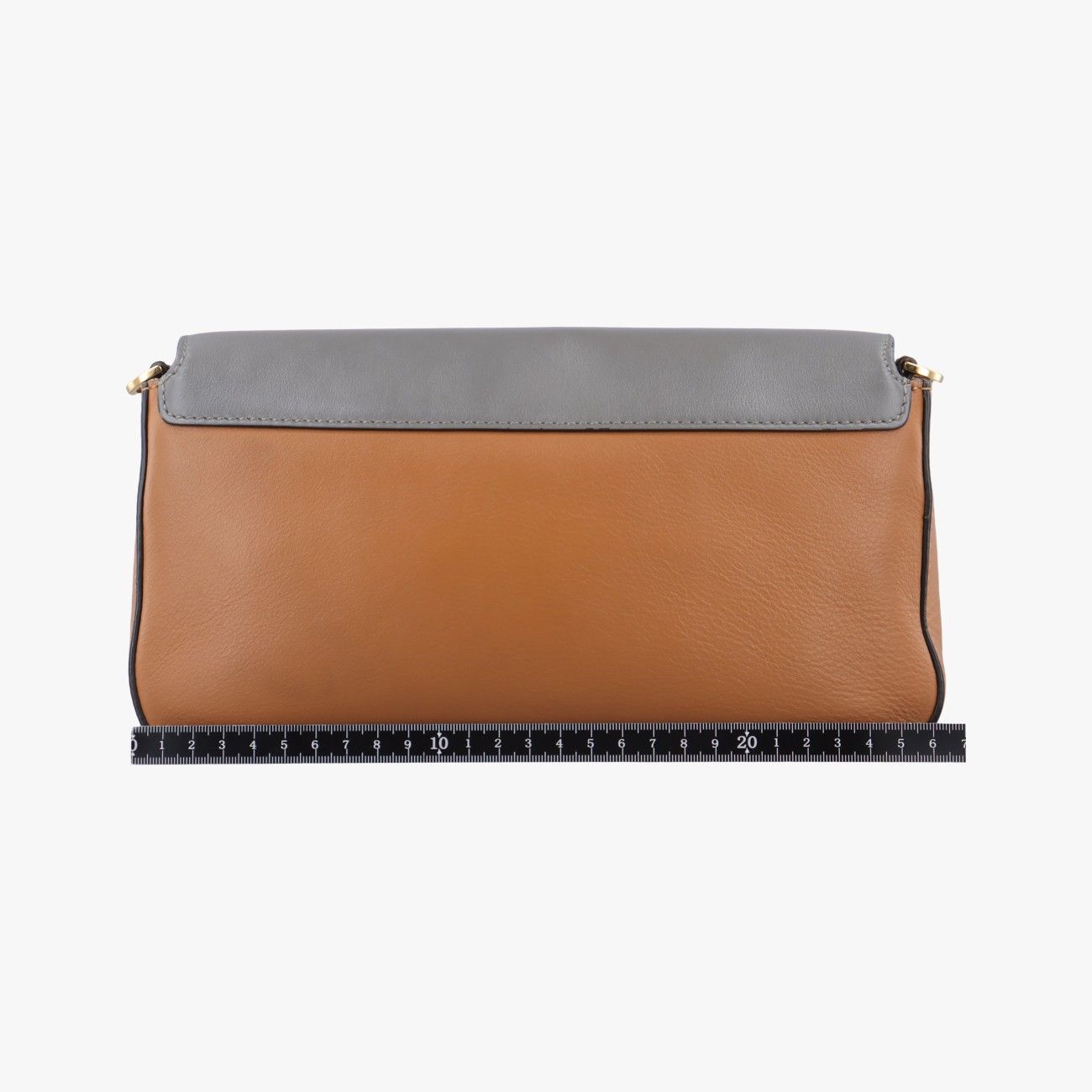 フェンディFendiマンマバケットブラウン×グレー×ネイビーレザー8BR6008BR600-A6CE-198-10429