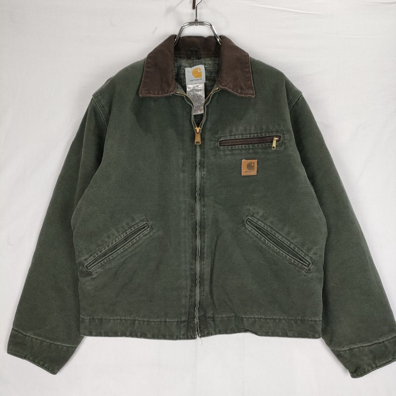 激レア美品】アメリカ製 カーハート デトロイトジャケット モスグリーン CARHARTT J97 MOS DETROIT サイズM - メルカリ