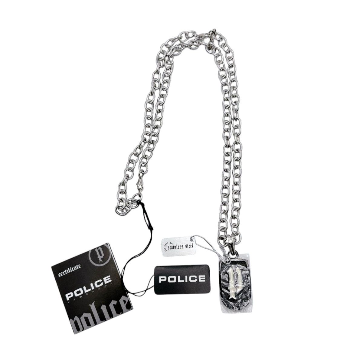 ポリス 22409PSB02 SENTINEL ネックレス プレート ネックレス POLICE 