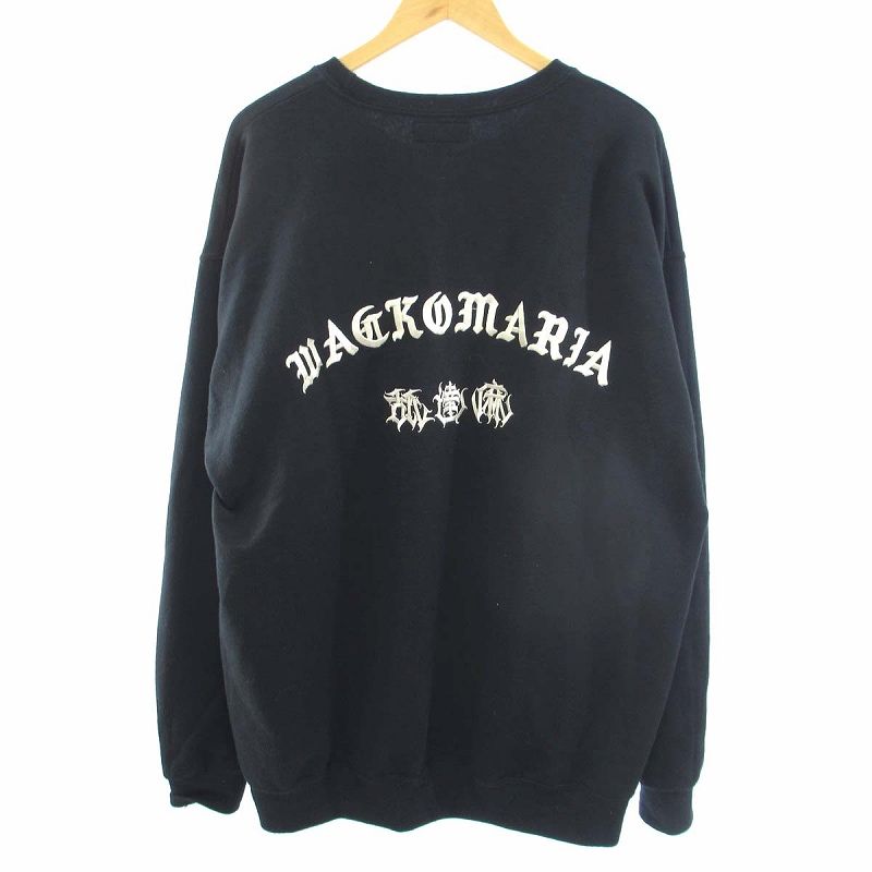 ワコマリア XL スウェットトレーナー刺繍