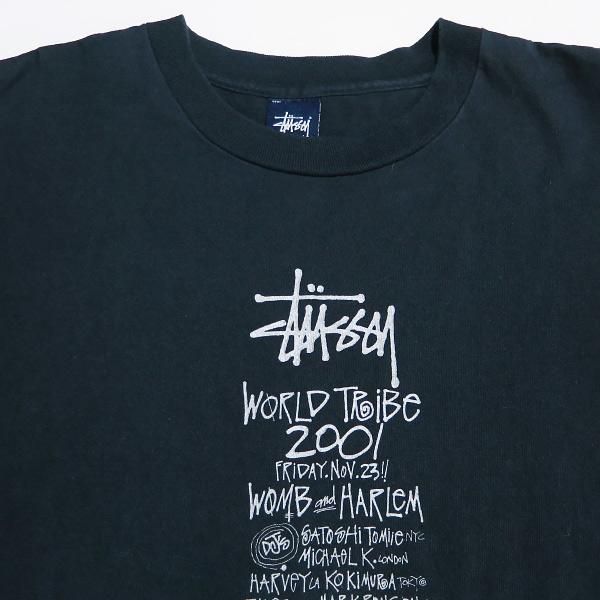 STUSSY ステューシー WORLD TRIBE 2001 L/S TEE ワールド STUSSY ステューシー WORLD TRIBE 2001 L/S TEE ワールド