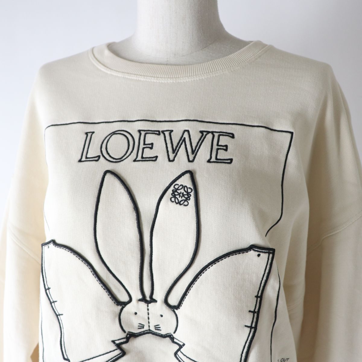 極美品◎正規品 23SS LOEWE ロエベ バニー アナグラム スウェット 