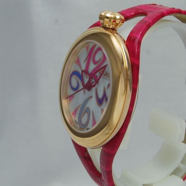 GaGa MILANO ガガミラノ フラット 42mm ゴールド プレート 6071.01