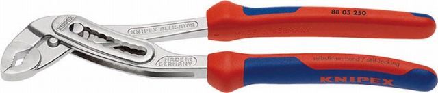 クニペックス(KNIPEX) アリゲーター ウォーターポンププライヤーコンフォート/クロームメッキ 8805-250
