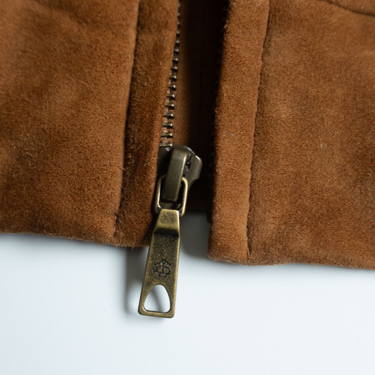 美品】 BROOKS BROTHERS 【スウェード スイングトップ】L ブラウン  