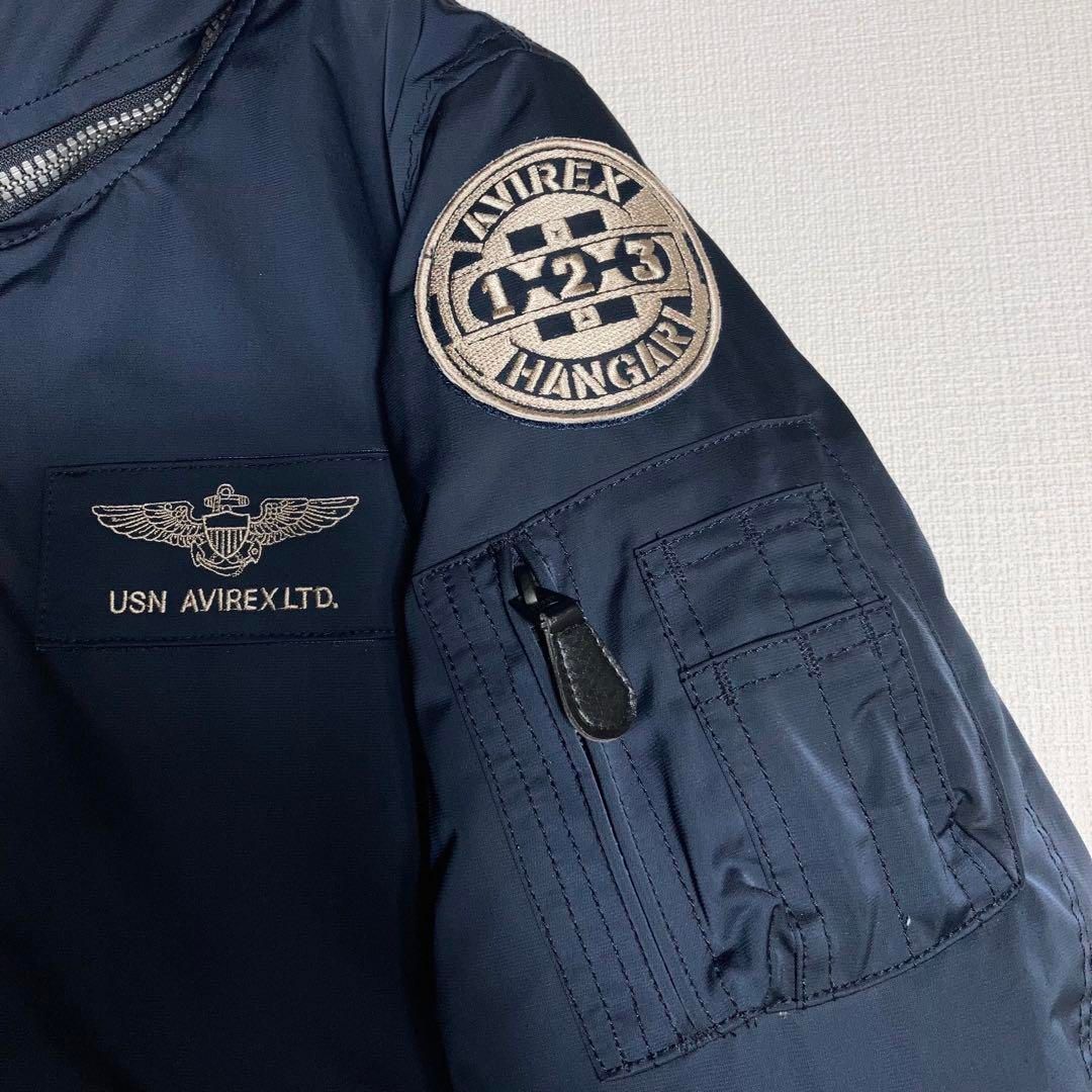 極美品】AVIREX フライトジャケット TOPGUN 紺 L - メルカリ
