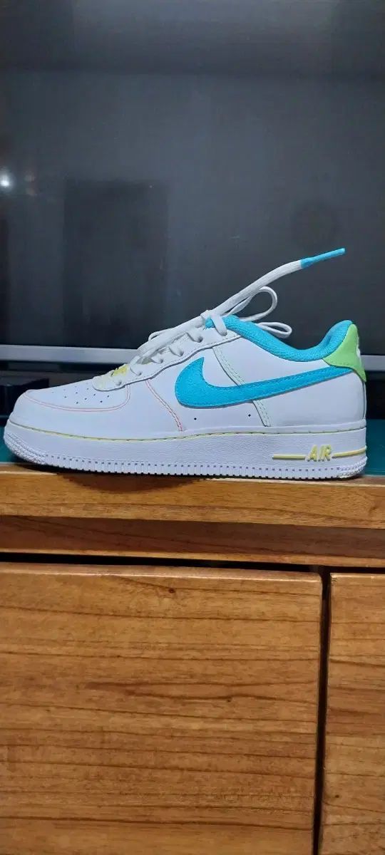 NIKE(ナイキ) エアフォース 1 白 ブルー 230