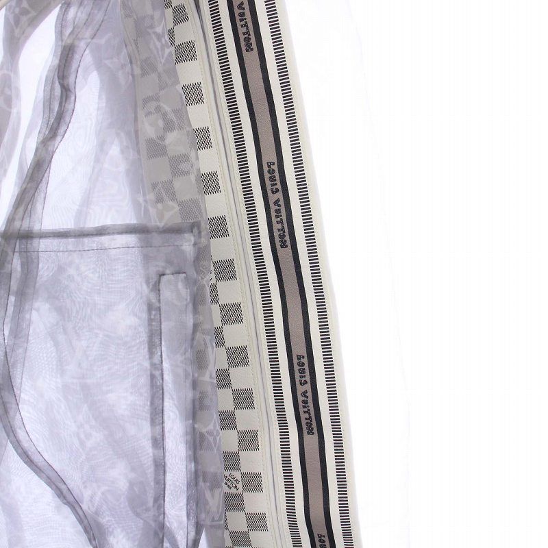Louis Vuittonモノグラム オーガンザ パデッド　シースルー　ブルゾン ルイヴィトン LOUIS VUITTON 22SS オーガンザトラック