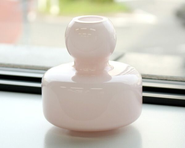 【新品未使用品】Marimekko　フラワーベース　マウスブロウ　クリア 新品 オンライン マリメッコ フラワーベース マウスブロウ（手吹き