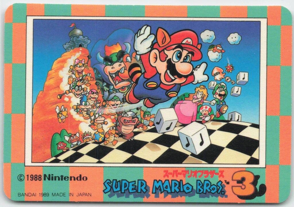 バンダイ スーパーマリオブラザーズ3/カードダス ルイージと バンダイ スーパーマリオブラザーズ3/カードダス ルイージと