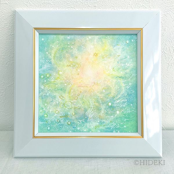 抽象画パステルアート
