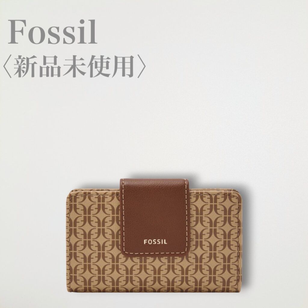 プレゼント用【FOSSIL】カードケース マディソン プリント マルチ 
