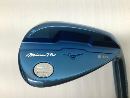 中古】 ミズノ Mizuno Pro S18(ブルー) 52°/09° ウェッジ WG