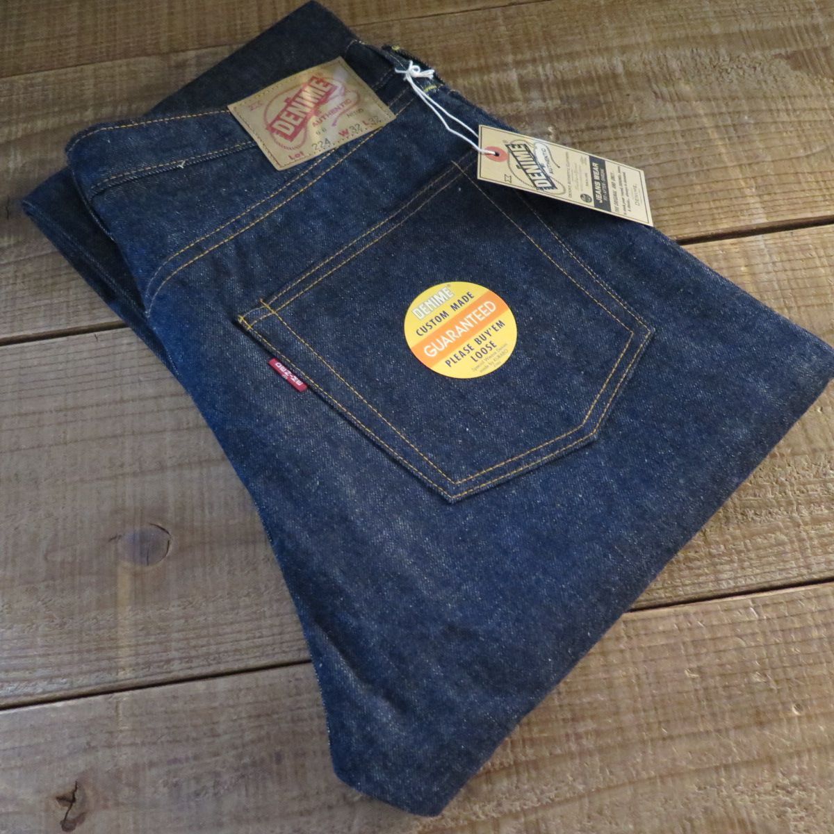 ドゥニーム DENIME デニムパンツ ジーンズ Gパン ボタンフライ ロング 