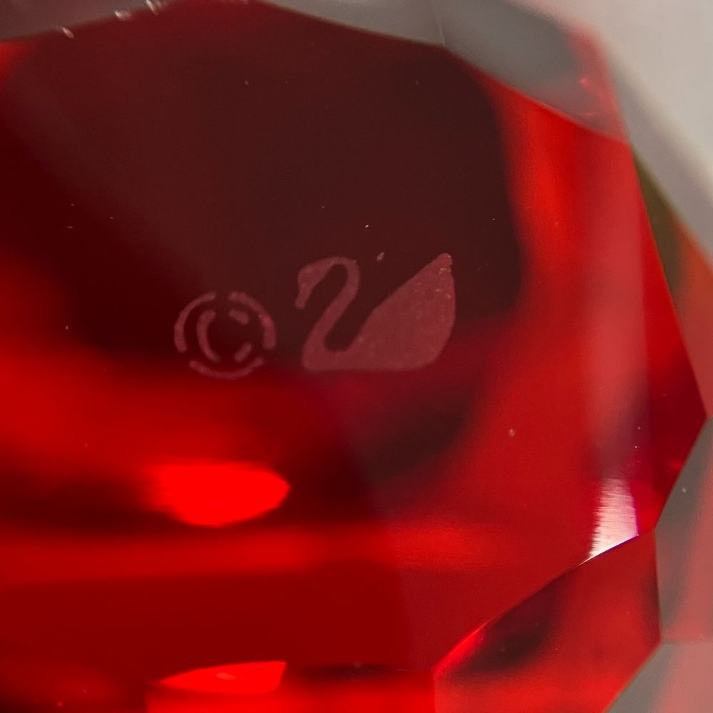 SWAROVSKI - スワロフスキー SWAROVSKI ロッキングサンタ 2015年廃盤品 オブジェ 置物 1143323【中古】 スワロフスキー SWAROVSKI ロッキングサンタ 2015年廃盤品 オブジェ