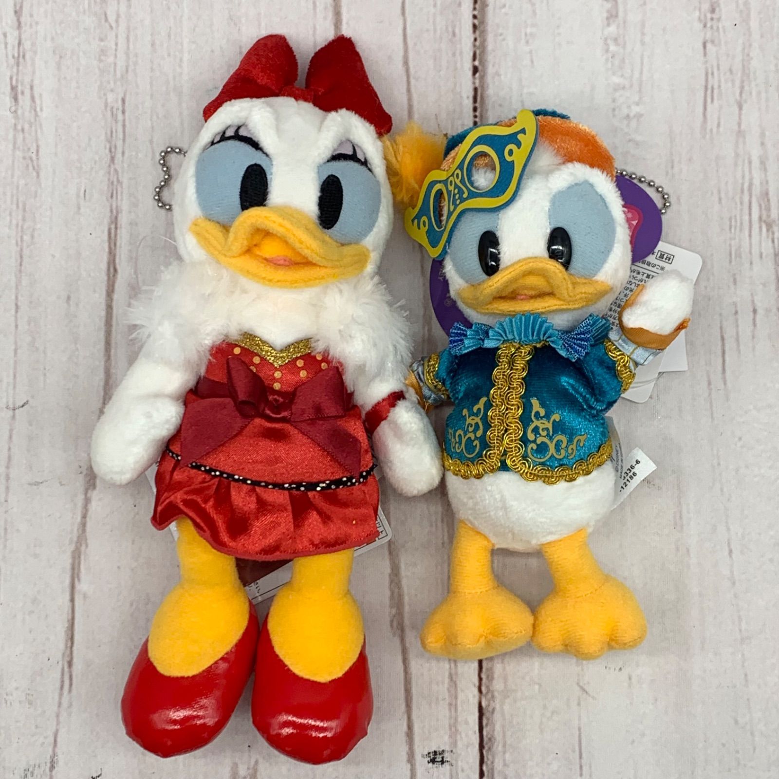 ディズニー　ドナルドダック　ぬいぐるみバッチ　６種セット　タグ付き　未使用品 ディズニー ドナルドダック 東京ディズニーランド ぬいぐるみ