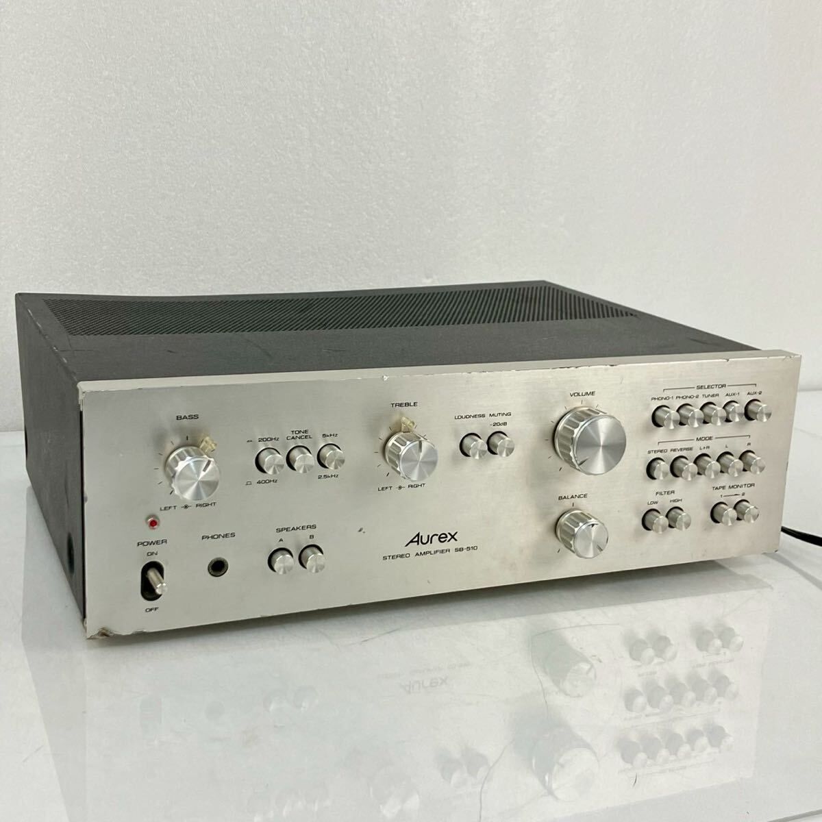 オーレックス Aurex STEREO AMPLIFIER SB-510 ステレオアンプ オーディオ機器
