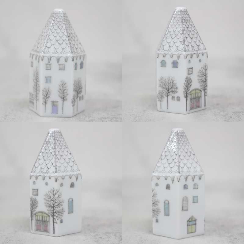 S395)【美品】ローゼンタール 冬の旅 ソルト＆ペッパーボトル 箱付き