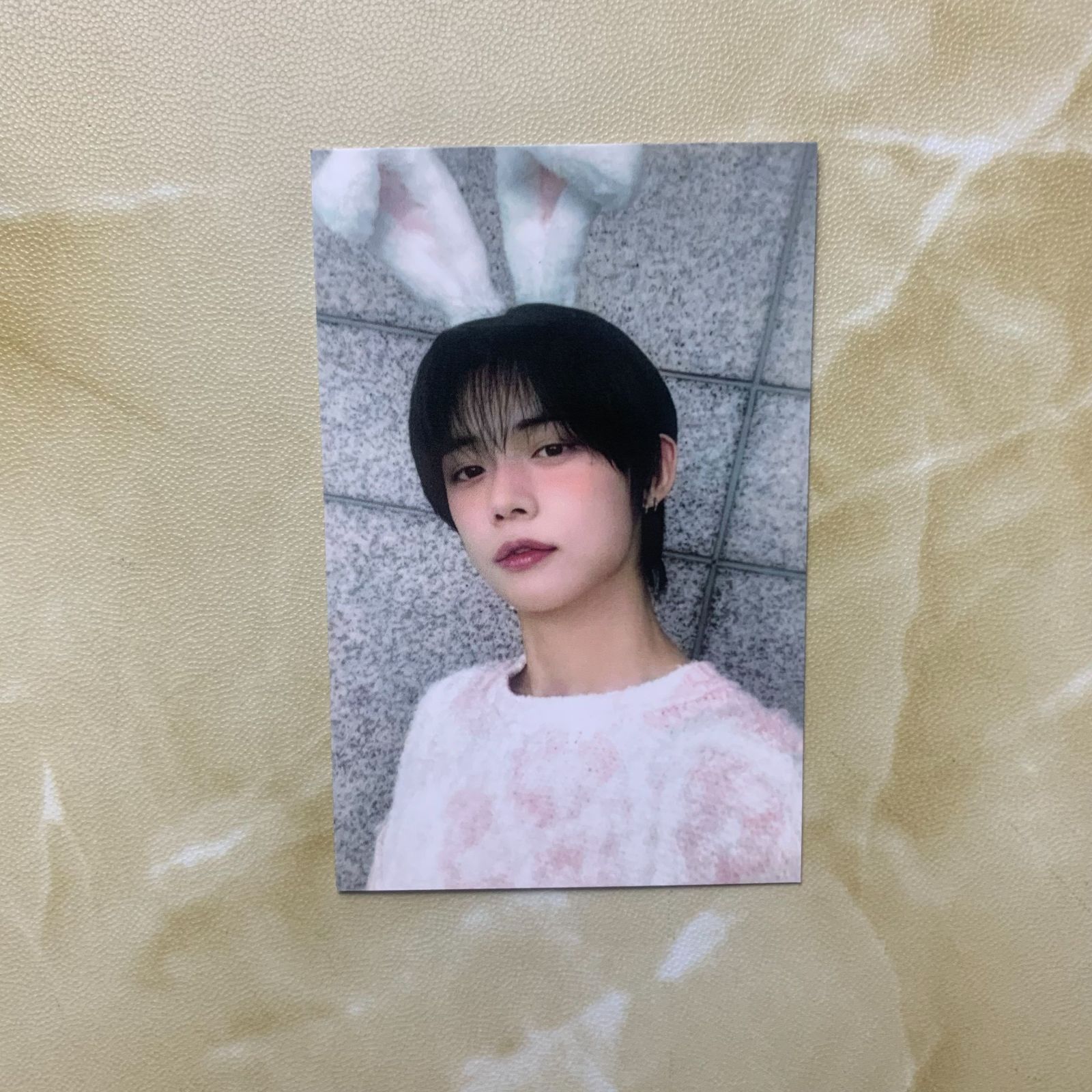 TXT 韓国 MC サノク 人気歌謡 トゥバ 事前収録 ヨンジュンInkigayo 本放送に行った際に配布された トレカ④