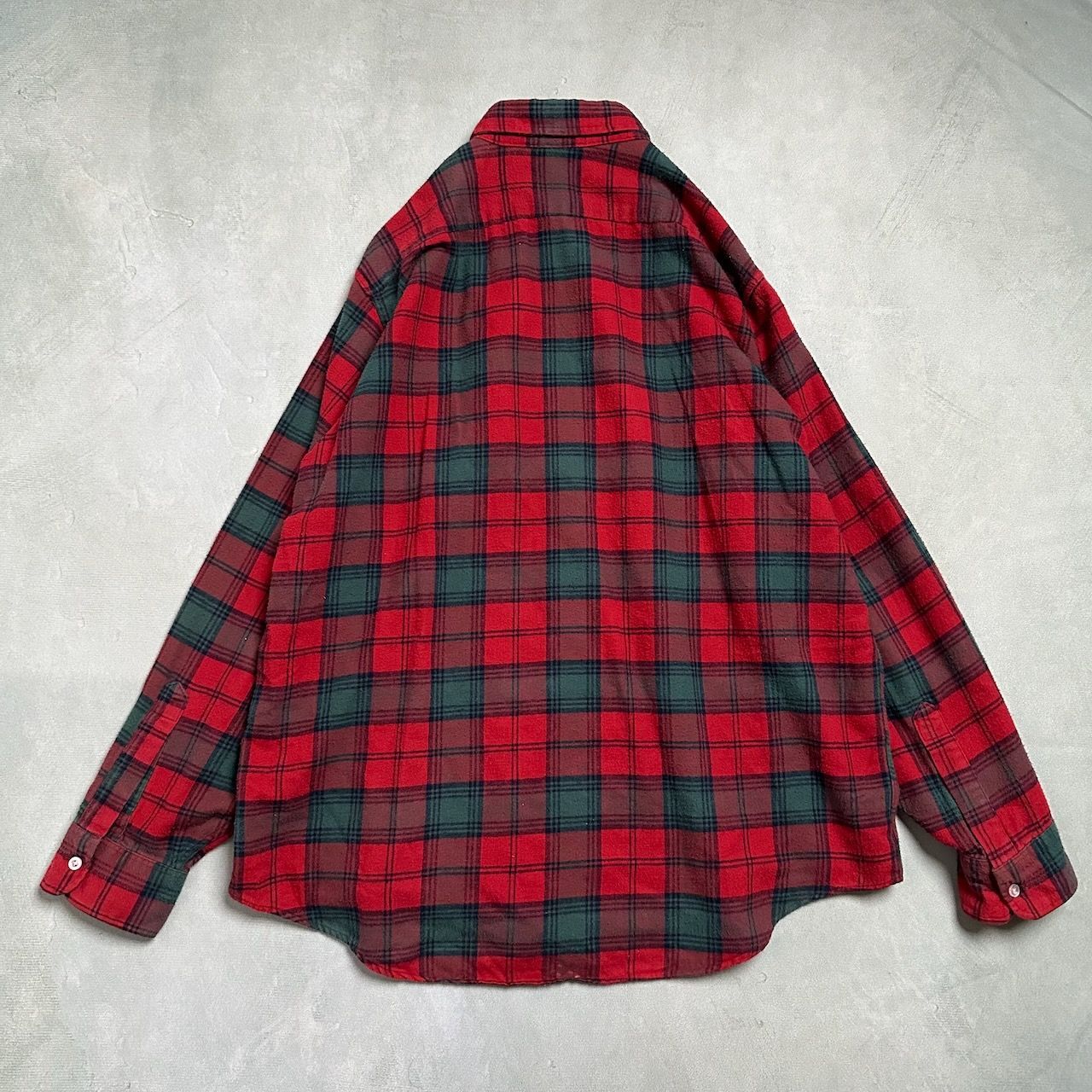 90s USA製 L.L.Bean ライトネルシャツ エルエルビーン チェック