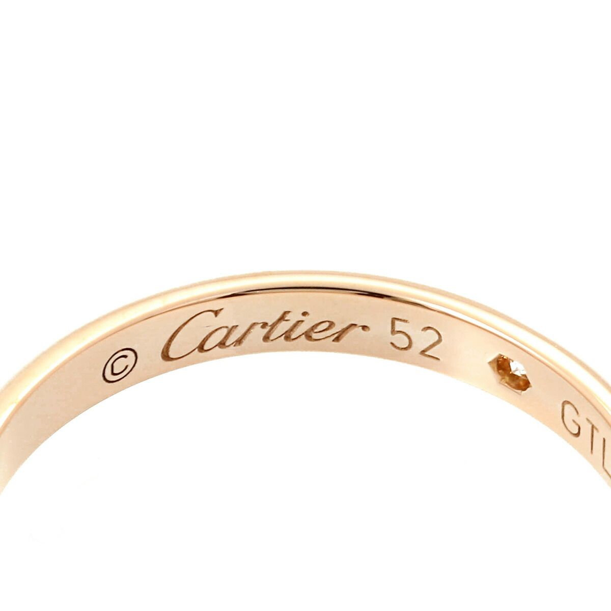 カルティエ 1895 ウェディング リング 指輪 ダイヤモンド K18 12号  