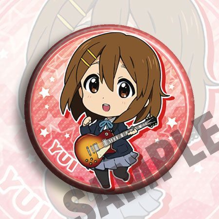 けいおん!】秋山澪＆平沢唯 缶バッジ10個セット ブリキ製58mm - メルカリ