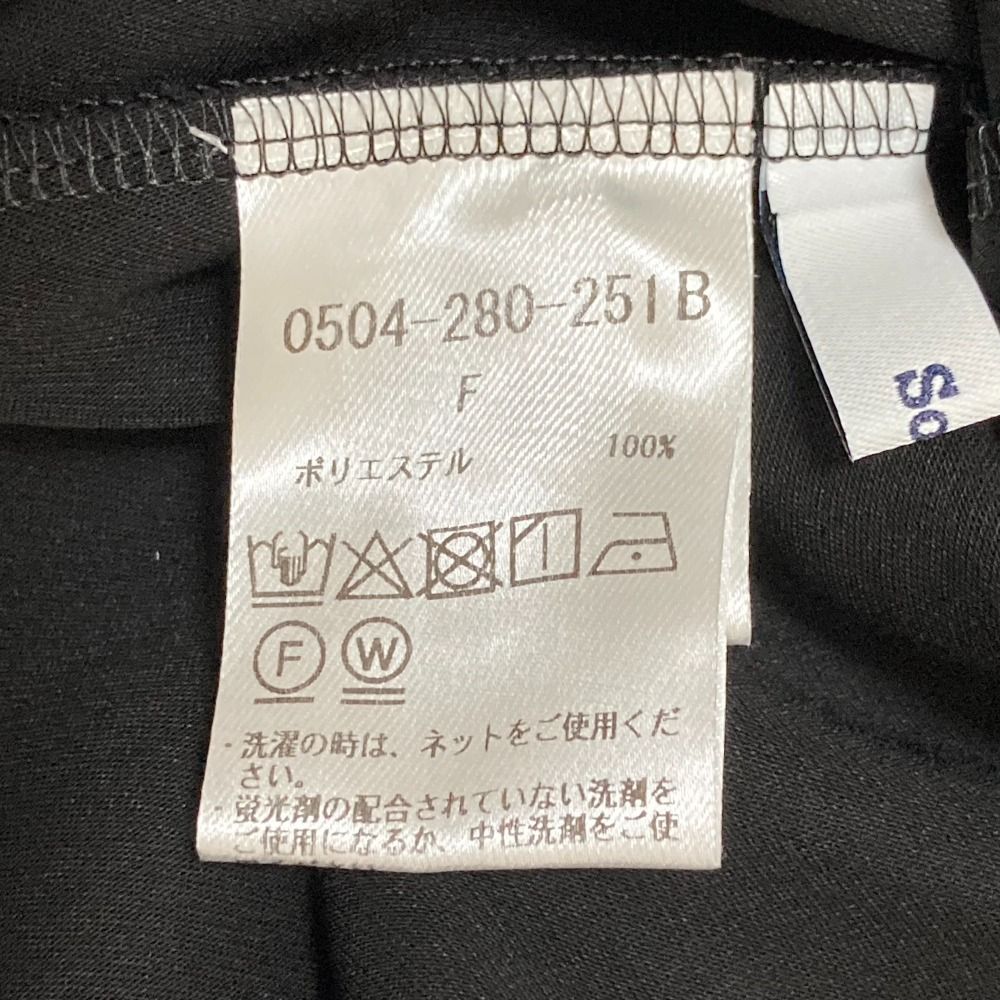 美品 AKKO×Sov. アッコ ソブ ダブスタ ボウタイパフスリーブ ブラウス  