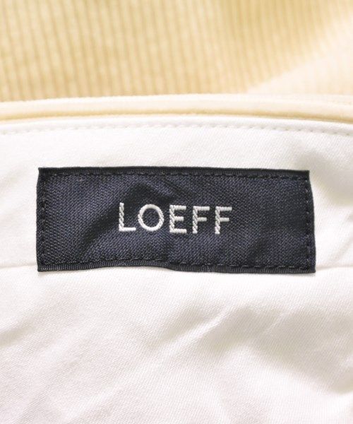 LOEFF ロエフ スラックス 2(M位) アイボリー 【古着】-