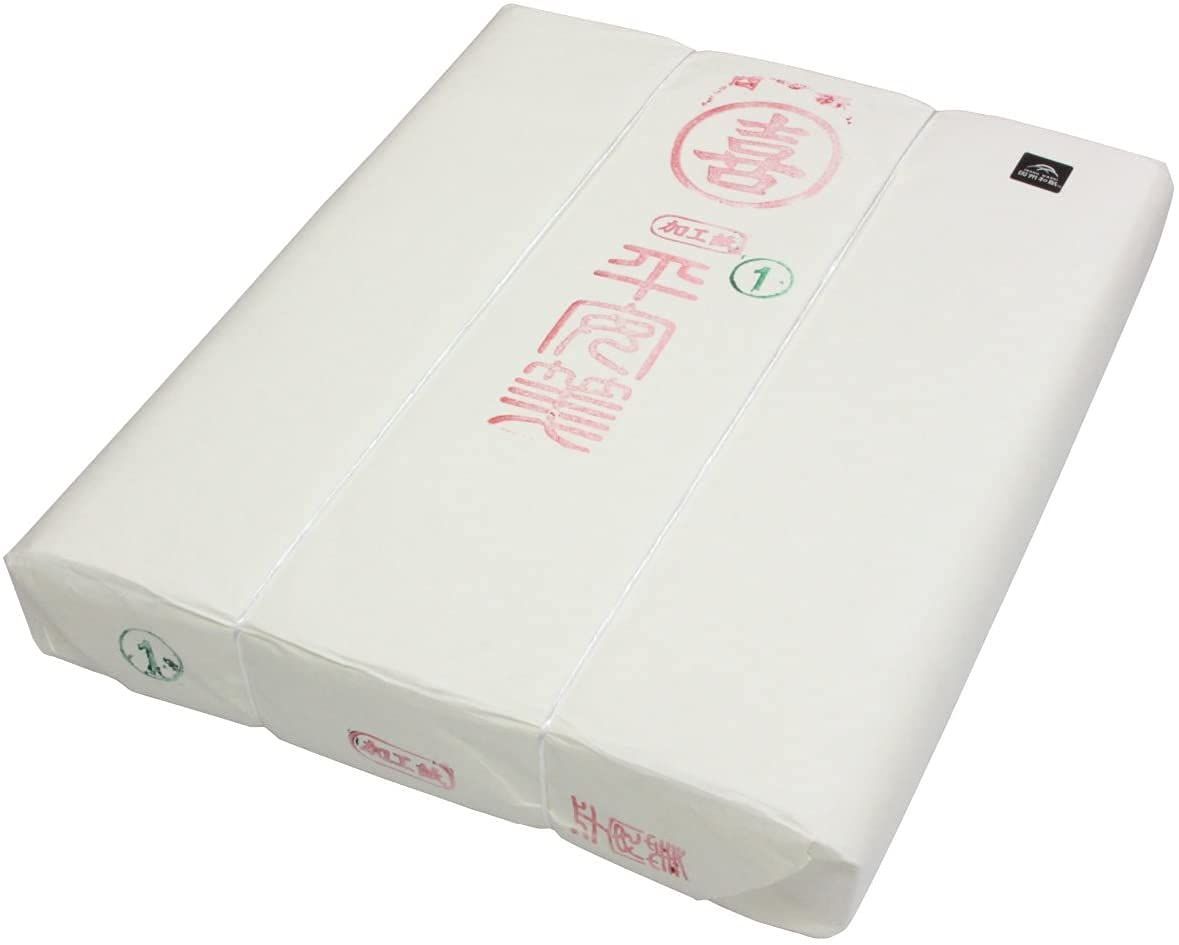 弘梅堂 仮名用 画仙紙 条幅紙 「ドーサ引き 平安箋」半切（35×136cm）100枚 因州和紙
