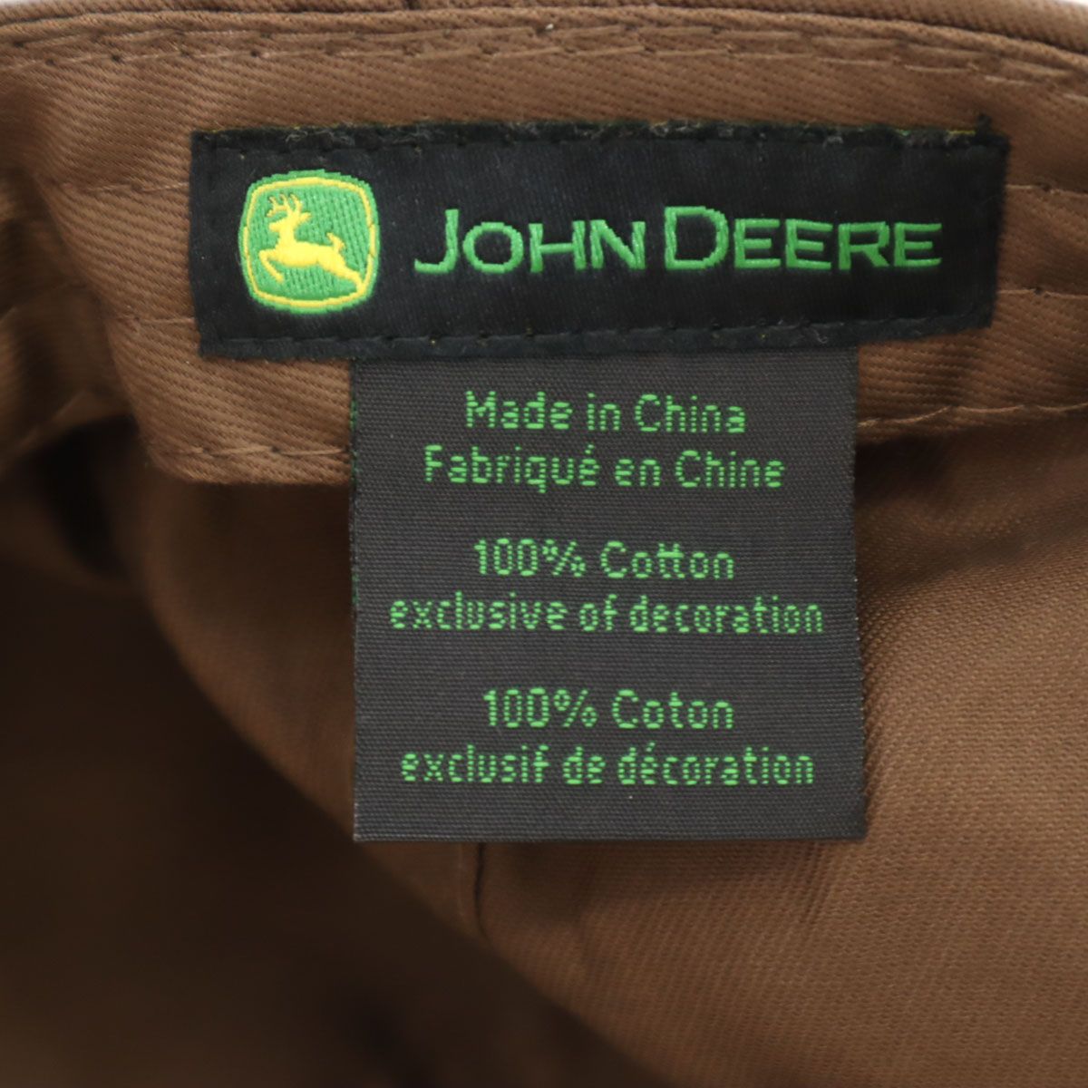 JOHN DEERE ジョンディア キャップ ブラウン メンズ 古着 - メルカリ