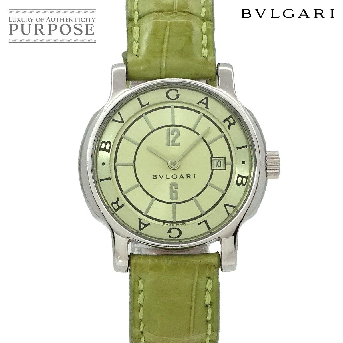 ブルガリ BVLGARI ソロテンポ ST29S レディース 腕時計 デイト