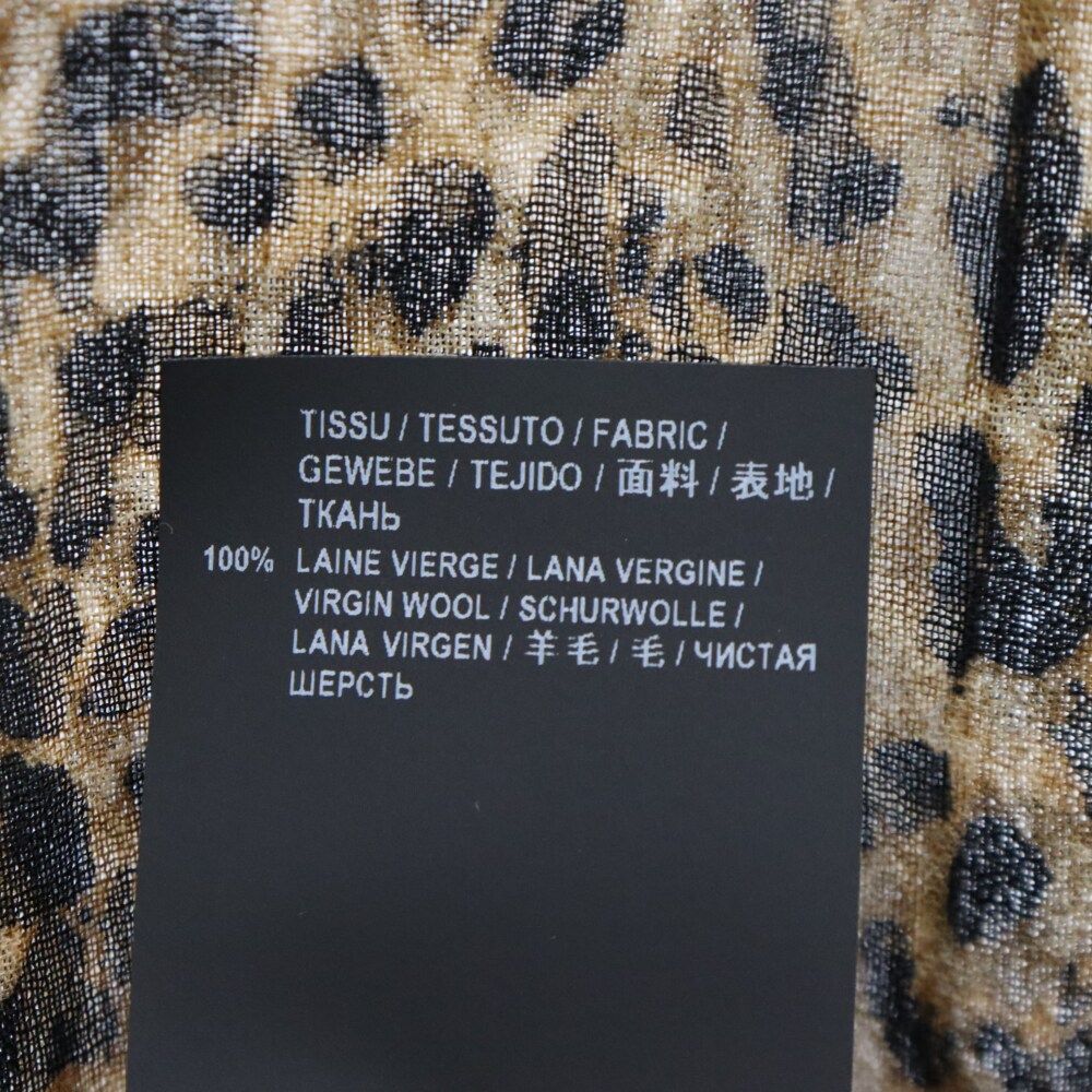 SAINT LAURENT PARIS (サンローランパリ) 19SS レオパード総柄 シルク