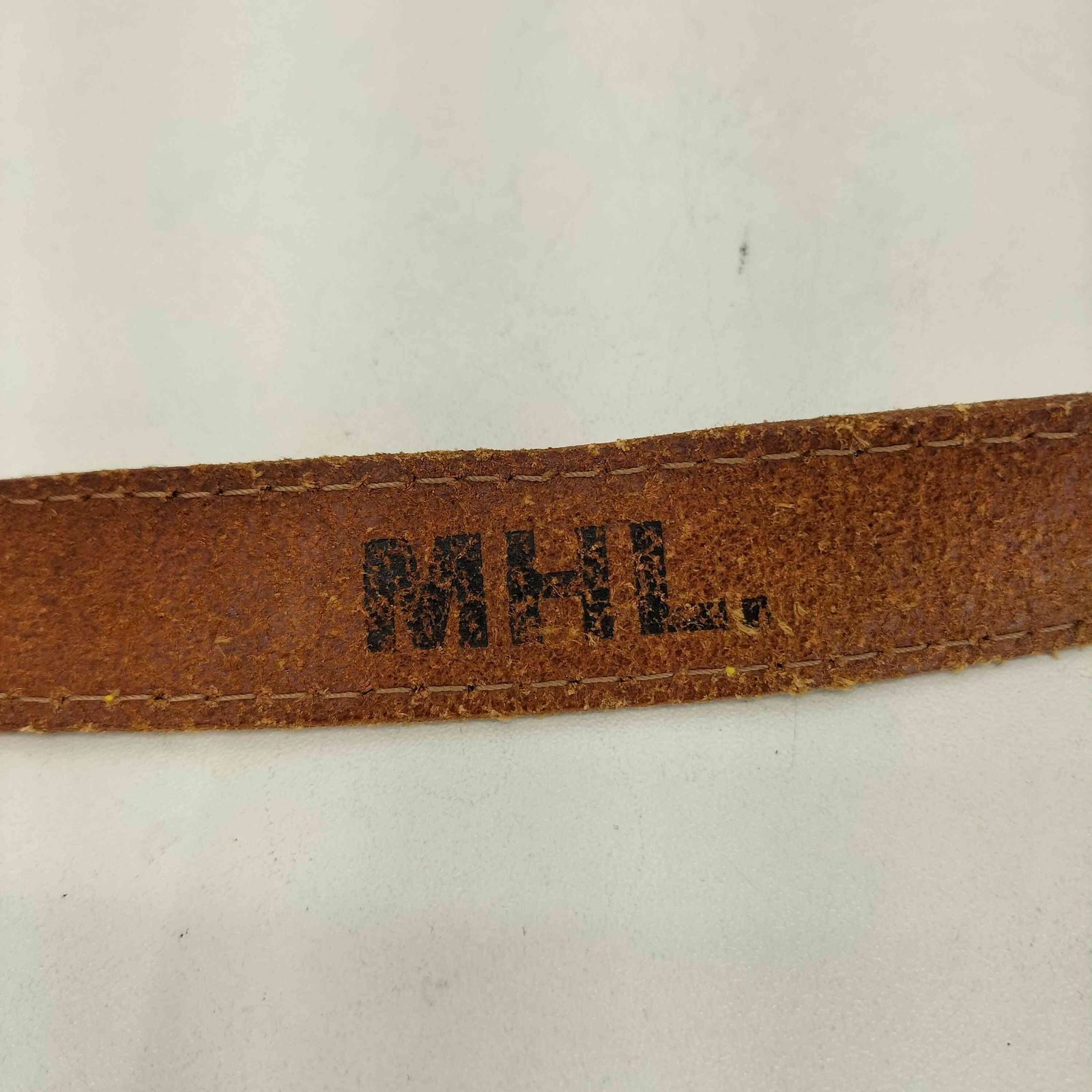 MHL.エムエイチエル　レザーベルト MHL./MHL MILITARY BELT