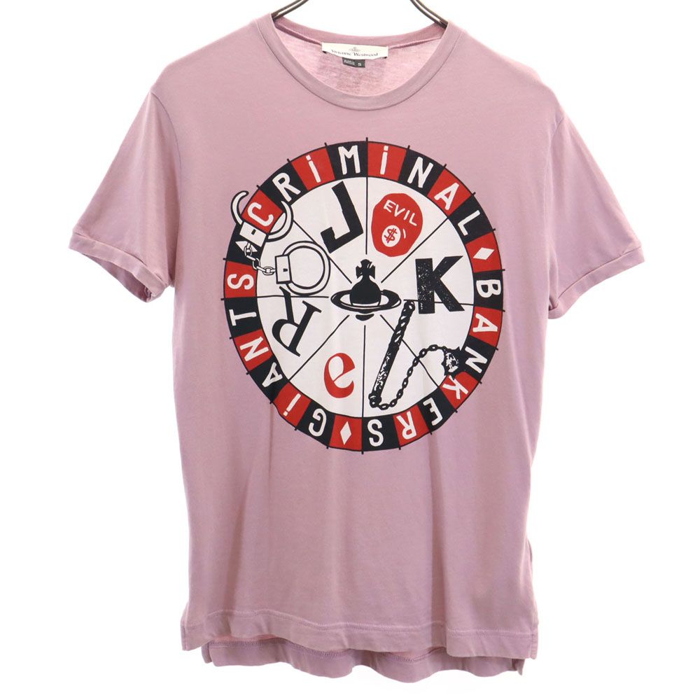 未使用 Vivienne Westwood 半袖 Tシャツ S ピンク Vivian Westwood ヴィヴィアン 半袖Tシャツ 02 ピンクロゴ付き