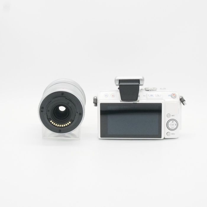 中古】(オリンパス) OLYMPUS E-PL6 ダブルズームキツト ホワイト