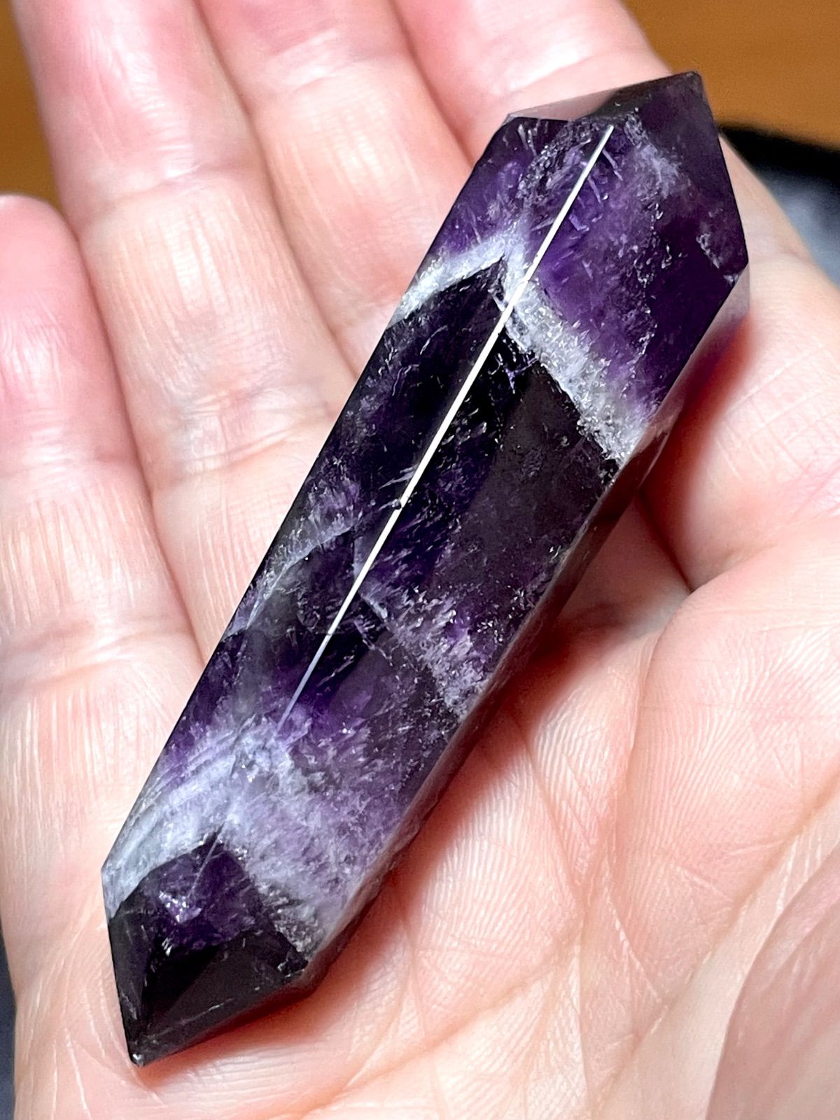 ドリームアメジスト シェブロン ワンド ポイント ペンデュラム アメシスト ドリームアメジスト シェブロン ワンド ポイント ペンデュラム