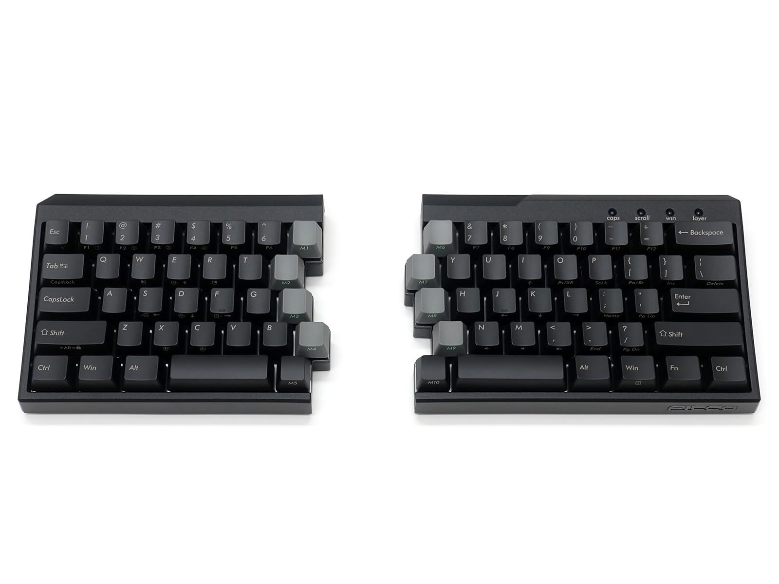 FILCO Majestouch Xacro M10SP 左右分離型 英語配列 72キー CHERRY MX 赤軸 プログラミング対応 マクロキー10個搭載 赤キーロック3個付 ブラック FKBXS72MRL/EB-RKL