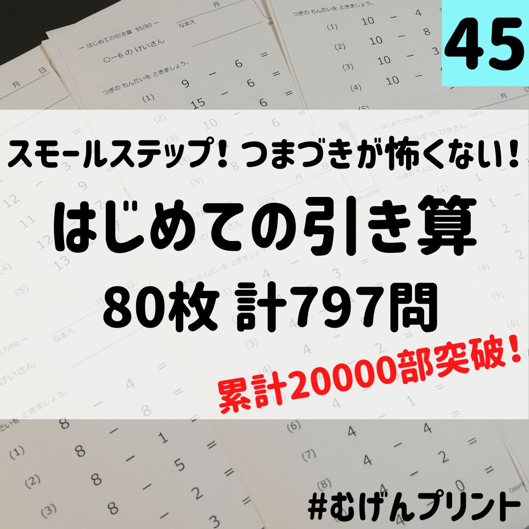 45.初めての計算！小学1年、モンテッソーリ、入学準備、dwe、年長、育